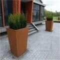 Corten Steel Corner Box Planters