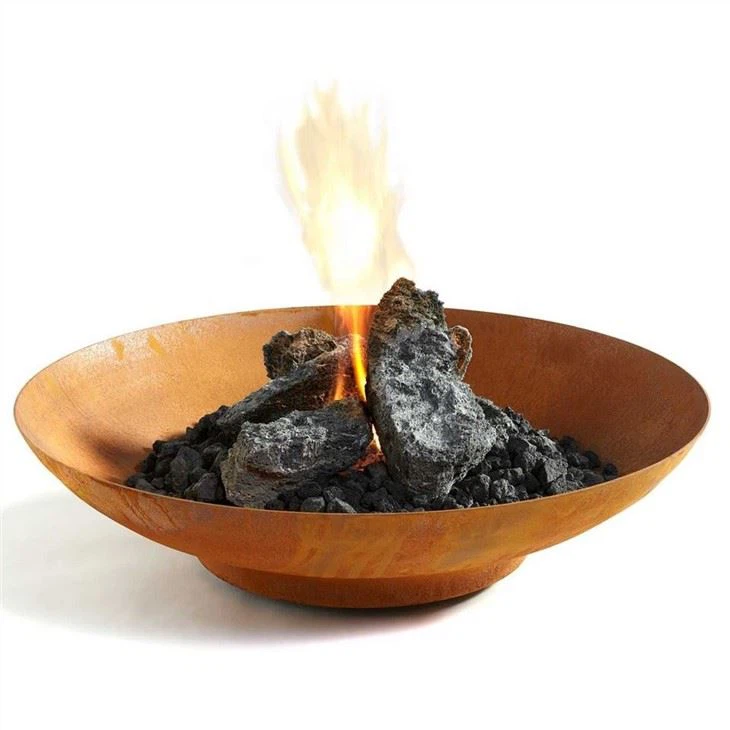 Rusted Steel Fire Pit