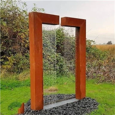 Fontana d'acqua per decorazioni da giardino