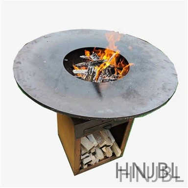 Griglia BBQ Acciaio Corten-Classic Nera