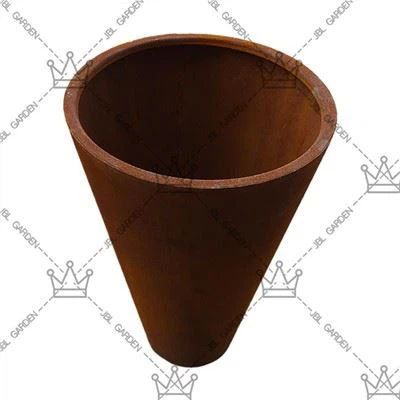 Fioriere grandi in acciaio corten