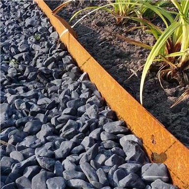 Listelli in acciaio corten