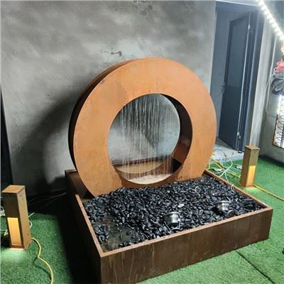 Caratteristiche dell'acqua in acciaio corten