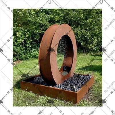 Fontana di acqua in metallo di alta qualità di fabbrica