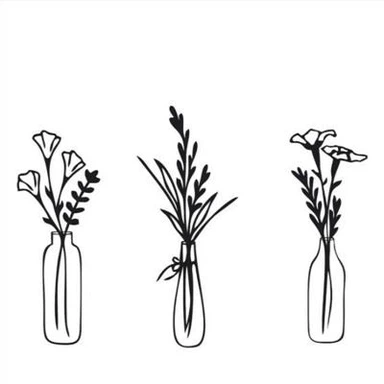 Scultura da parete di fiori