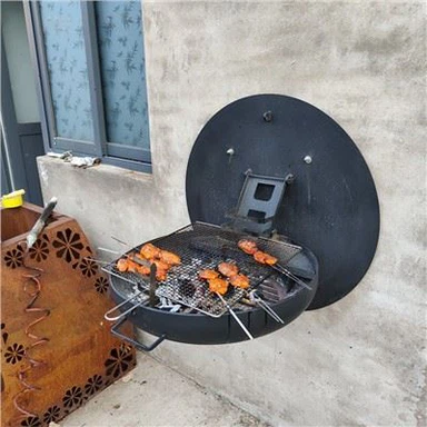 Griglia per barbecue pieghevole