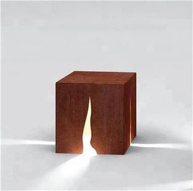 Dissuasore in metallo arrugginito in acciaio Corten Landscape