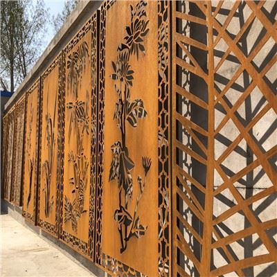 Recinzione decorativa per esterni con taglio laser