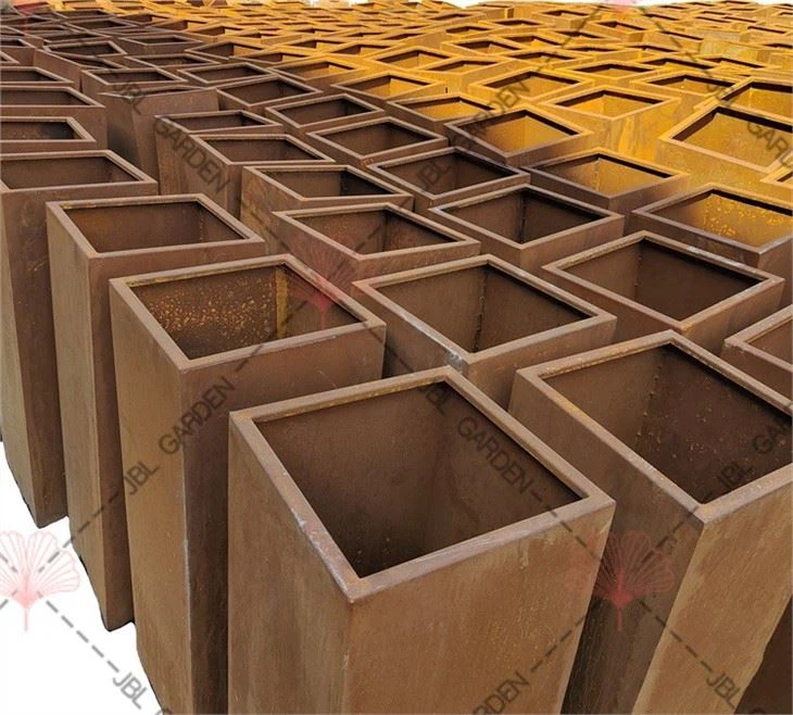 Used Corten Steel Planters