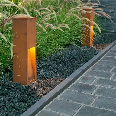 Segnapasso in Acciaio Corten