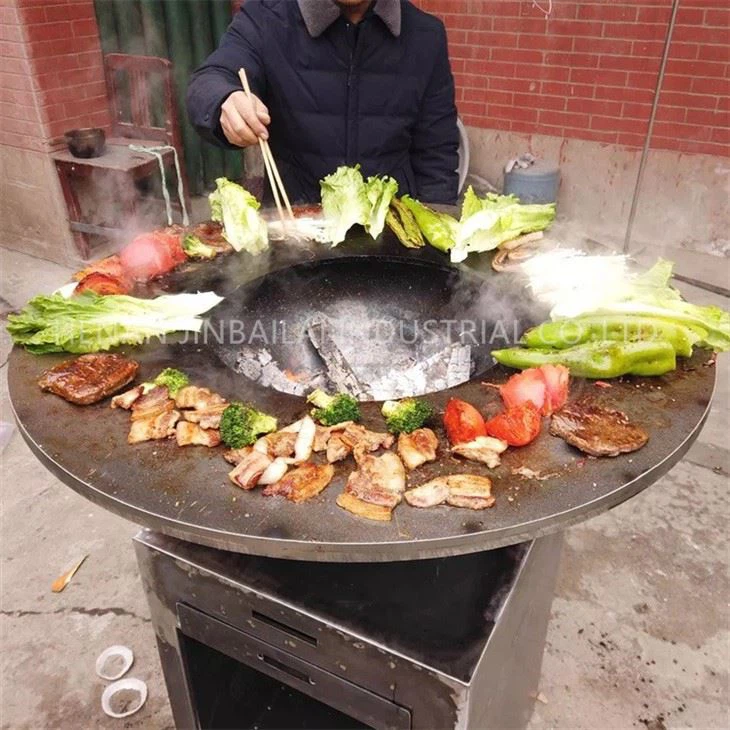 Corten Barbecue Outdoor Circular Fire Pit