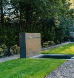 Corten Steel Freestanding Pond Water Features