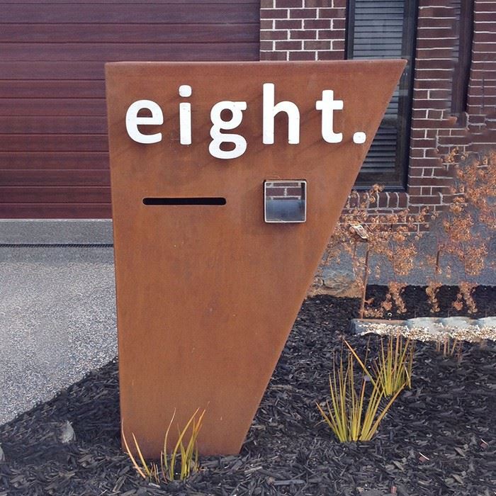Garden Use Corten Steel Mailboxes