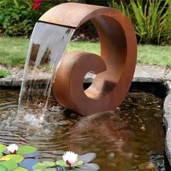 Scultura con giochi d'acqua da giardino