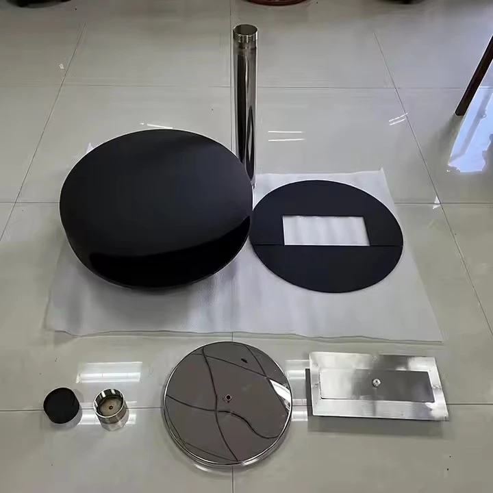 Indoor Black Ethanol Fireplace