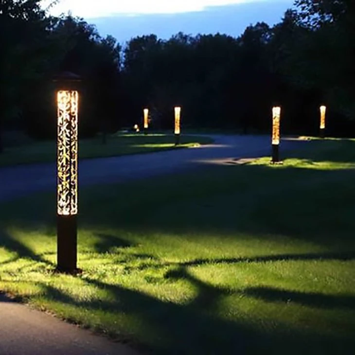 Outdoor Rust Steel Bollard Light price