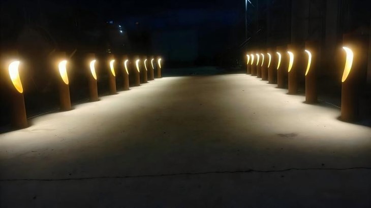Rust Corten Steel Outdoor Beautiful Lighting With Bollards suppliers