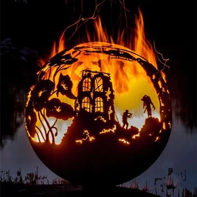 Sfera di fuoco pesante da campeggio