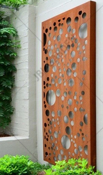 Pannello In Acciaio Metallico Per Giardino