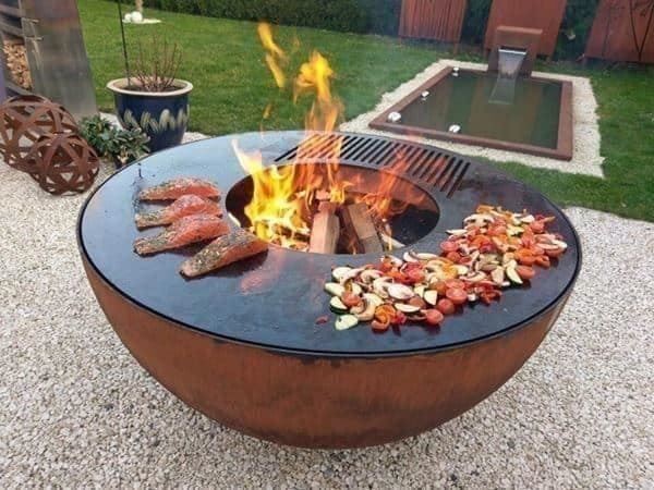 Wood Burning Metal Brasero Fire Pot